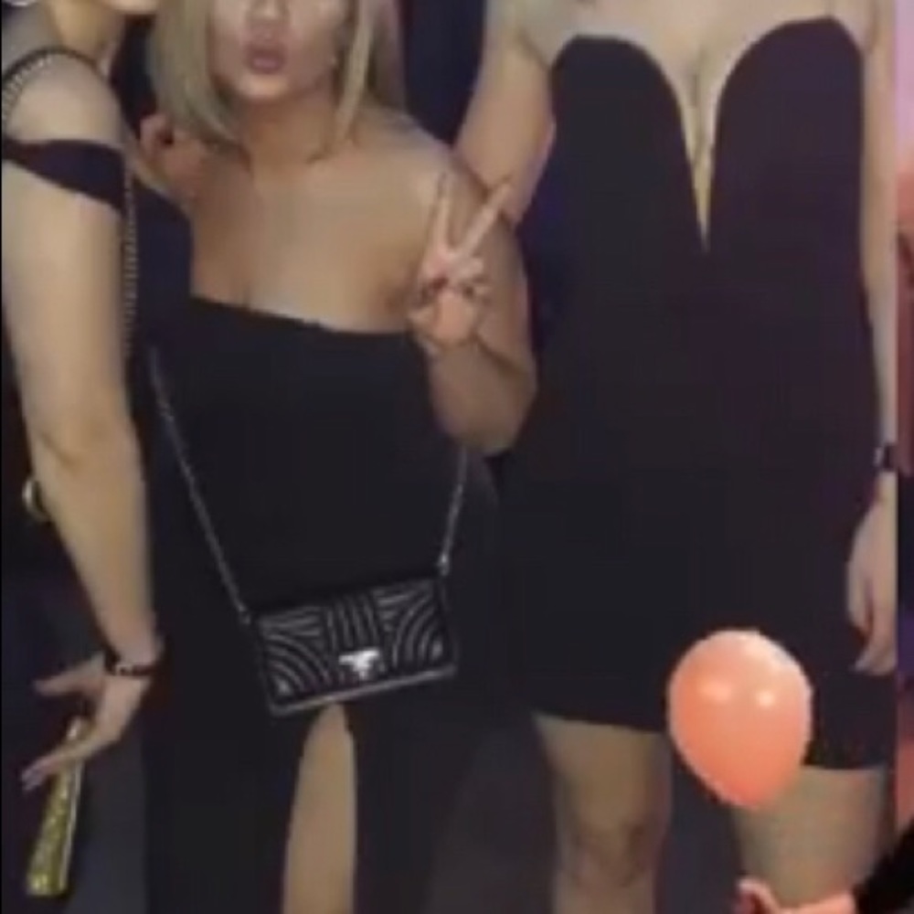 BLACK MINI DRESS - Picture 4 of 4